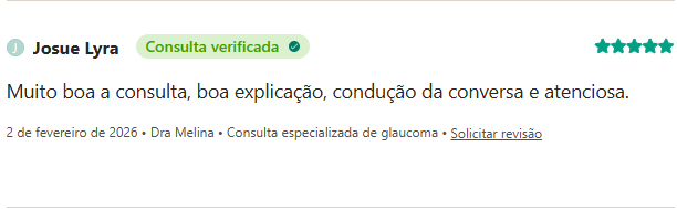 Avaliação de paciente no Doctoralia
